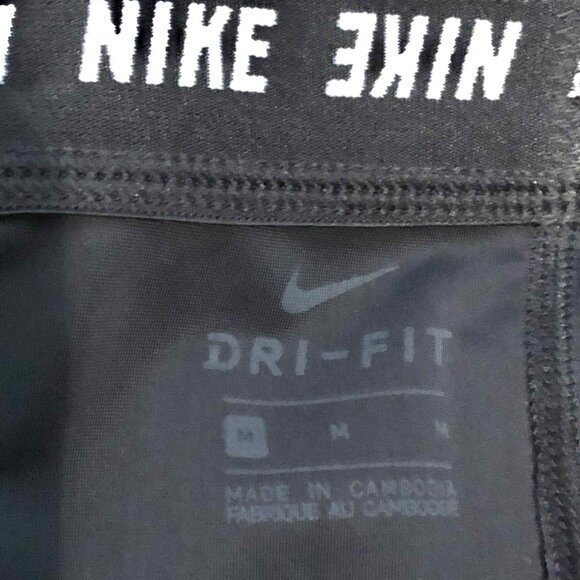 New NIKE Dri-fit Speed 7/8 Running Leggings Black M - Picture 8 of 8